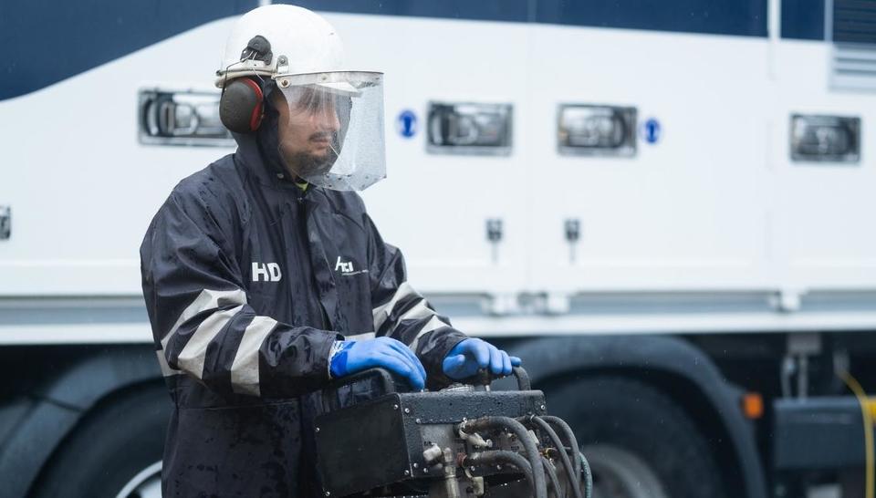 Industrieel reiniger, HCI, Veolia