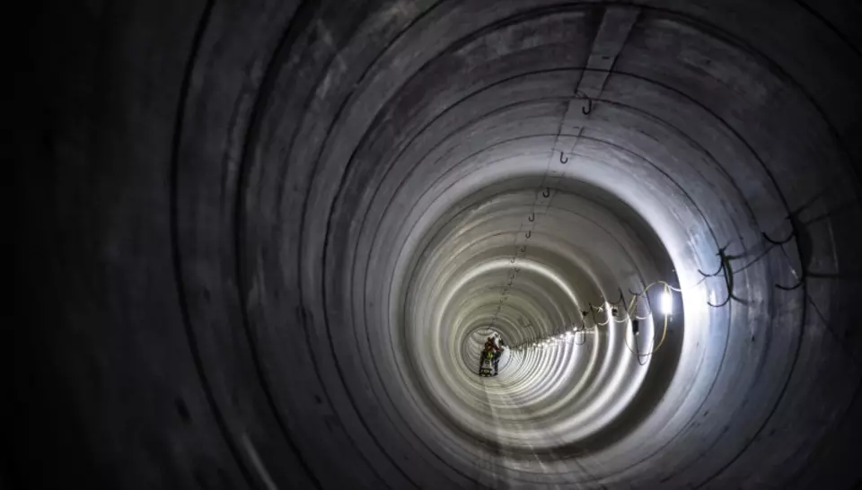 De microtunnel van Ecluse 2