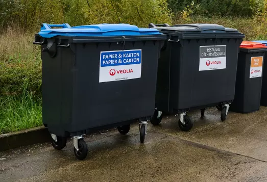 grote rolcontainer Veolia