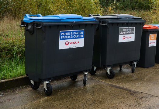 grote rolcontainer Veolia