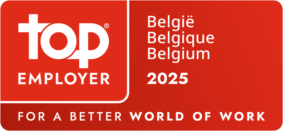 Logo top employer 2025 Belgium